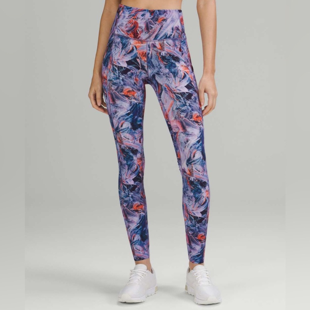 LULULEMON Fast and Free Brushed Fabric High-Rise Tight 28" Size 4 $128 Like New